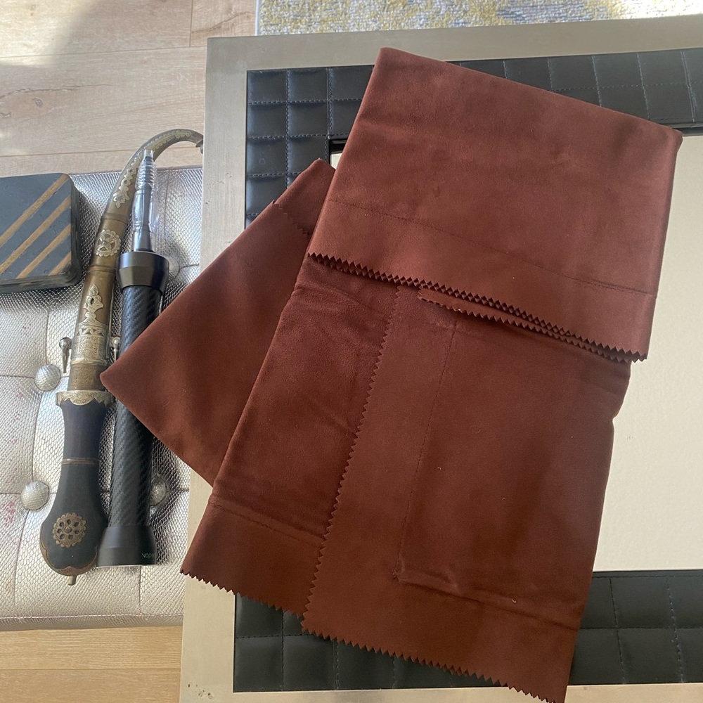 ♣️ NWOT 2 ARCHIPELAGO ULTRA SUEDE EURO SHAMS ♠️